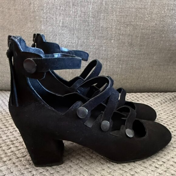 Rebecca Minkoff Women’s Blair Suede Ankle Strap Mary Jane Heels – size 9M - Picture 3 of 12